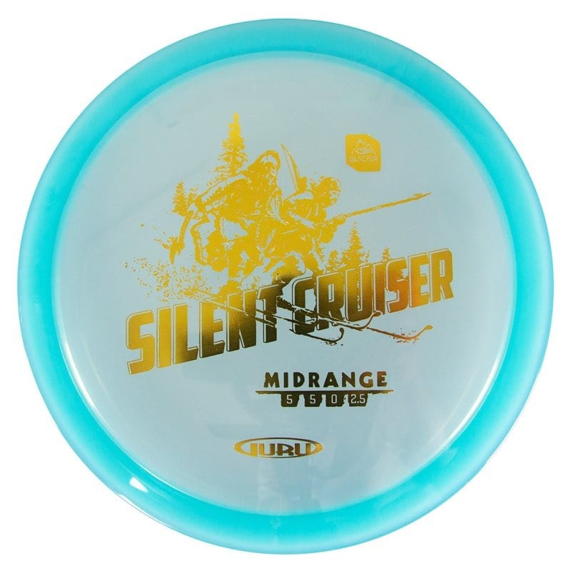 Silent Cruiser Glacier Blue disc golf midrange